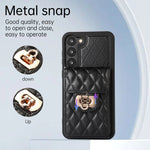Custodia per telefono in pelle con slot per schede con cordino corto, For Samsung Galaxy S23 5G, For Samsung Galaxy S23+ 5G, For Samsung Galaxy S23 Ultra 5G, For Samsung Galaxy S22 5G