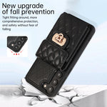 Custodia per telefono in pelle con slot per schede con cordino corto, For Samsung Galaxy S23 5G, For Samsung Galaxy S23+ 5G, For Samsung Galaxy S23 Ultra 5G, For Samsung Galaxy S22 5G