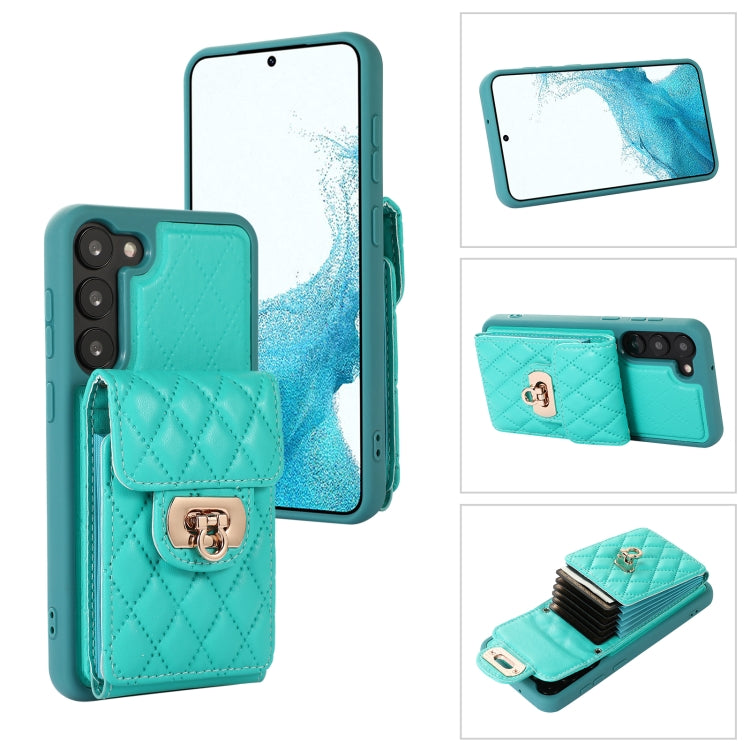 Custodia per telefono in pelle con slot per schede con cordino corto, For Samsung Galaxy S23 5G, For Samsung Galaxy S23+ 5G, For Samsung Galaxy S23 Ultra 5G, For Samsung Galaxy S22 5G