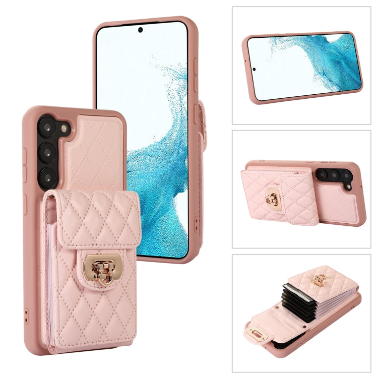 Custodia per telefono in pelle con slot per schede con cordino corto, For Samsung Galaxy S23 5G, For Samsung Galaxy S23+ 5G, For Samsung Galaxy S23 Ultra 5G, For Samsung Galaxy S22 5G