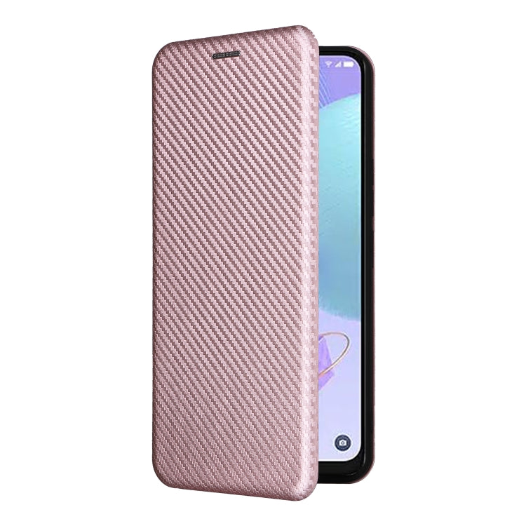 Custodia per telefono in pelle con vibrazione in fibra di carbonio, For TCL 408, For Kyocera Digno SX3 KYG02, For Motorola Moto G Power 2023, For Xiaomi 13 Lite