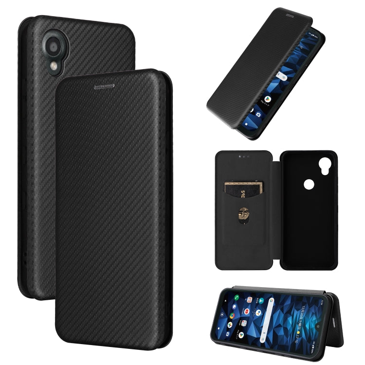 Custodia per telefono in pelle con vibrazione in fibra di carbonio, For TCL 408, For Kyocera Digno SX3 KYG02, For Motorola Moto G Power 2023, For Xiaomi 13 Lite