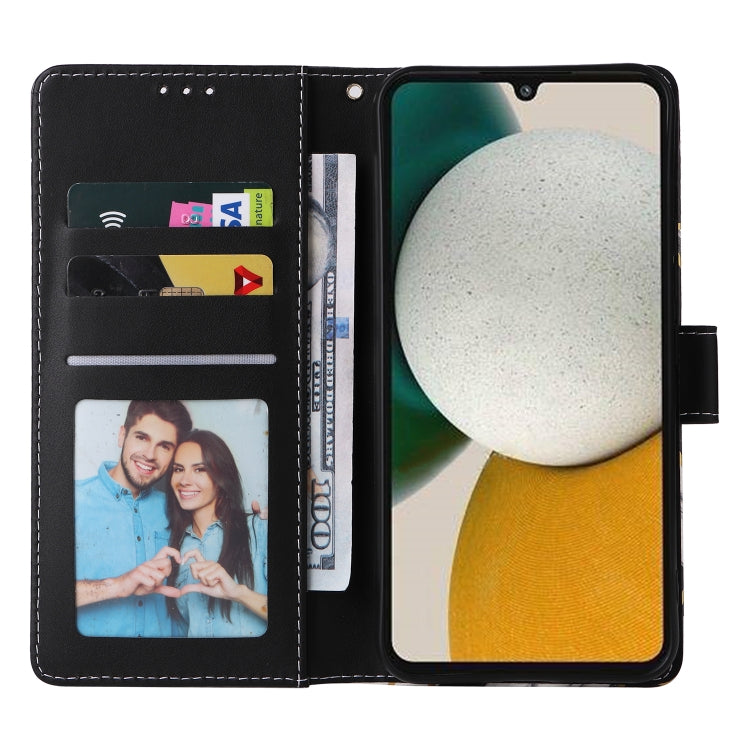 Custodia per telefono in pelle con cuciture abbronzanti in marmo, For Samsung Galaxy A34 5G, For Samsung Galaxy A54 5G, For Xiaomi Redmi Note 12 5G, For Xiaomi Redmi Note 12 Pro 5G, For Xiaomi Redmi Note 12 Pro+ 5G