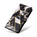 Custodia per telefono in pelle con cuciture abbronzanti in marmo, For Samsung Galaxy A34 5G, For Samsung Galaxy A54 5G, For Xiaomi Redmi Note 12 5G, For Xiaomi Redmi Note 12 Pro 5G, For Xiaomi Redmi Note 12 Pro+ 5G