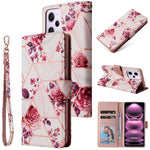 Custodia per telefono in pelle con cuciture abbronzanti in marmo, For Samsung Galaxy A34 5G, For Samsung Galaxy A54 5G, For Xiaomi Redmi Note 12 5G, For Xiaomi Redmi Note 12 Pro 5G, For Xiaomi Redmi Note 12 Pro+ 5G