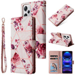 Custodia per telefono in pelle con cuciture abbronzanti in marmo, For Samsung Galaxy A34 5G, For Samsung Galaxy A54 5G, For Xiaomi Redmi Note 12 5G, For Xiaomi Redmi Note 12 Pro 5G, For Xiaomi Redmi Note 12 Pro+ 5G