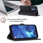 Custodia per telefono in pelle goffrata effetto pelle, For OPPO Reno4, For OPPO Reno5 4G / Reno5 5G, For OPPO Reno6 4G, For OPPO Reno8 T 5G/A1 Pro 5G Global