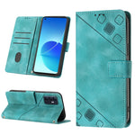 Custodia per telefono in pelle goffrata effetto pelle, For OPPO Reno4, For OPPO Reno5 4G / Reno5 5G, For OPPO Reno6 4G, For OPPO Reno8 T 5G/A1 Pro 5G Global