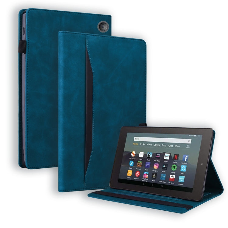 Custodia per tablet in pelle flip orizzontale antiurto aziendale con funzione di sveglia, For Samsung Galaxy Tab A8 10.5 2021, For Amazon Kindle Fire 7 2022