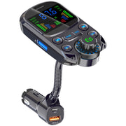 BC86 Lettore MP3 con trasmettitore FM Bluetooth 5.3 per auto con schermo colorato, BC86