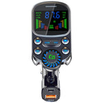 BC86 Lettore MP3 con trasmettitore FM Bluetooth 5.3 per auto con schermo colorato, BC86