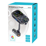 BC86 Lettore MP3 con trasmettitore FM Bluetooth 5.3 per auto con schermo colorato, BC86