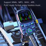 BC86 Lettore MP3 con trasmettitore FM Bluetooth 5.3 per auto con schermo colorato, BC86