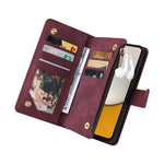 Custodia in pelle multifunzionale per telefono a portafoglio multi-scheda, For Samsung Galaxy A34 5G, For Samsung Galaxy A54 5G, For Xiaomi Redmi Note 12 5G, For Xiaomi Redmi Note 12 Pro 5G