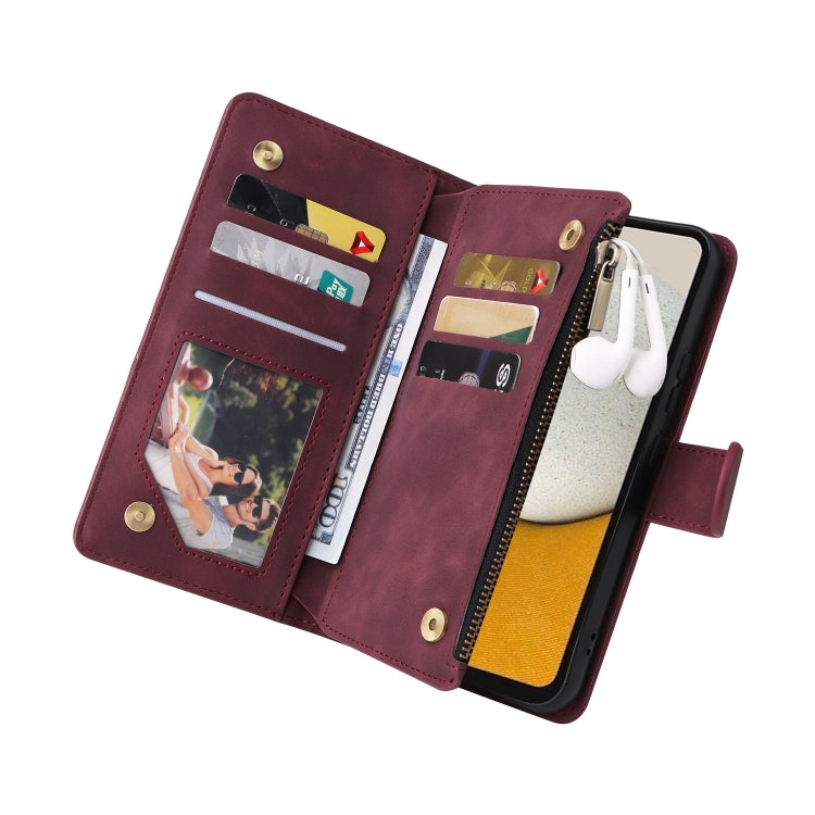 Custodia in pelle multifunzionale per telefono a portafoglio multi-scheda, For Samsung Galaxy A34 5G, For Samsung Galaxy A54 5G, For Xiaomi Redmi Note 12 5G, For Xiaomi Redmi Note 12 Pro 5G