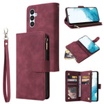 Custodia in pelle multifunzionale per telefono a portafoglio multi-scheda, For Samsung Galaxy A34 5G, For Samsung Galaxy A54 5G, For Xiaomi Redmi Note 12 5G, For Xiaomi Redmi Note 12 Pro 5G
