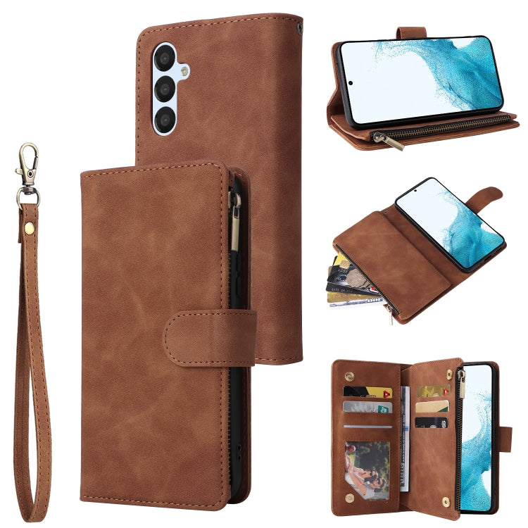 Custodia in pelle multifunzionale per telefono a portafoglio multi-scheda, For Samsung Galaxy A34 5G, For Samsung Galaxy A54 5G, For Xiaomi Redmi Note 12 5G, For Xiaomi Redmi Note 12 Pro 5G