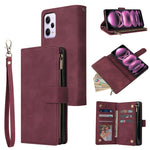 Custodia in pelle multifunzionale per telefono a portafoglio multi-scheda, For Samsung Galaxy A34 5G, For Samsung Galaxy A54 5G, For Xiaomi Redmi Note 12 5G, For Xiaomi Redmi Note 12 Pro 5G