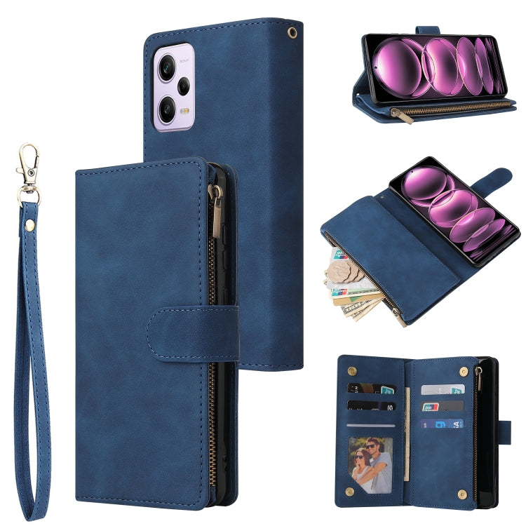 Custodia in pelle multifunzionale per telefono a portafoglio multi-scheda, For Samsung Galaxy A34 5G, For Samsung Galaxy A54 5G, For Xiaomi Redmi Note 12 5G, For Xiaomi Redmi Note 12 Pro 5G