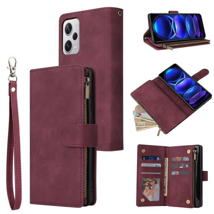 Custodia in pelle multifunzionale per telefono a portafoglio multi-scheda, For Xiaomi Redmi Note 12 Pro+ 5G, For Xiaomi 12T / 12T Pro, For Google Pixel 7A