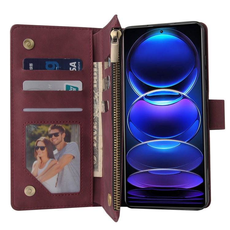 Custodia in pelle multifunzionale per telefono a portafoglio multi-scheda, For Xiaomi Redmi Note 12 Pro+ 5G, For Xiaomi 12T / 12T Pro, For Google Pixel 7A