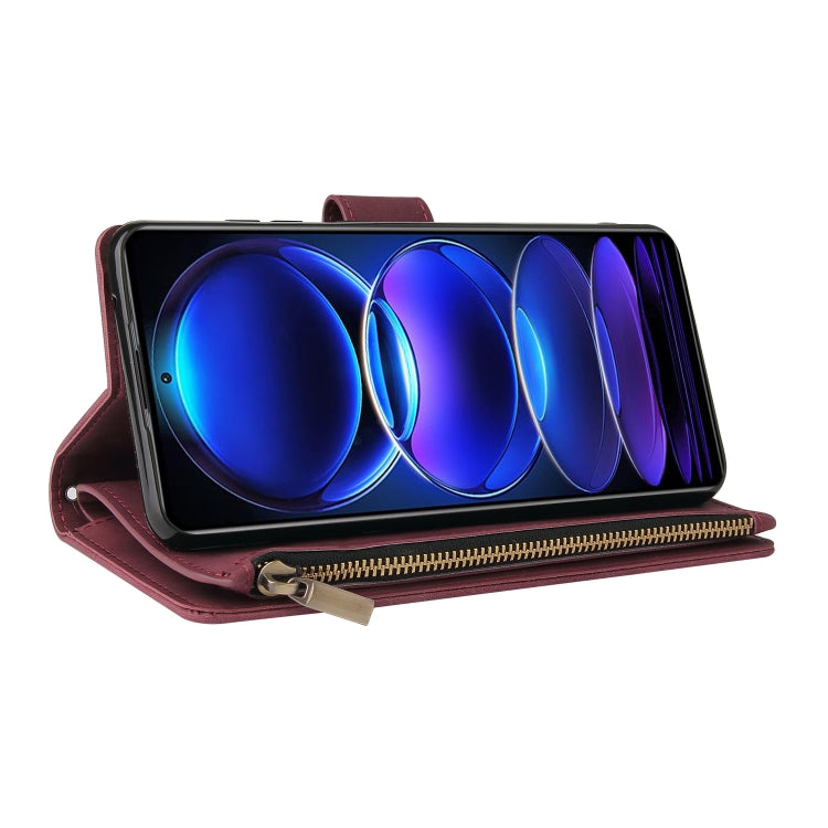 Custodia in pelle multifunzionale per telefono a portafoglio multi-scheda, For Xiaomi Redmi Note 12 Pro+ 5G, For Xiaomi 12T / 12T Pro, For Google Pixel 7A