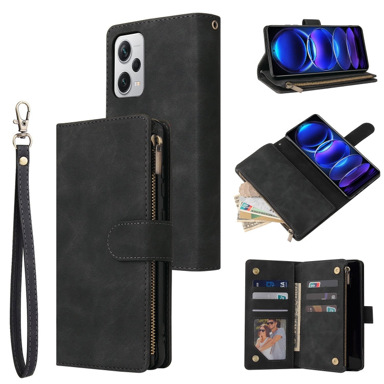 Custodia in pelle multifunzionale per telefono a portafoglio multi-scheda, For Xiaomi Redmi Note 12 Pro+ 5G, For Xiaomi 12T / 12T Pro, For Google Pixel 7A