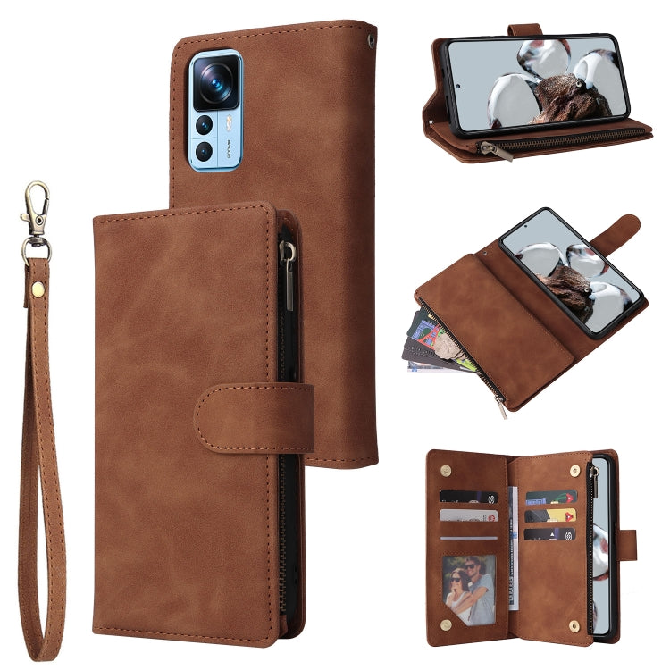 Custodia in pelle multifunzionale per telefono a portafoglio multi-scheda, For Xiaomi Redmi Note 12 Pro+ 5G, For Xiaomi 12T / 12T Pro, For Google Pixel 7A