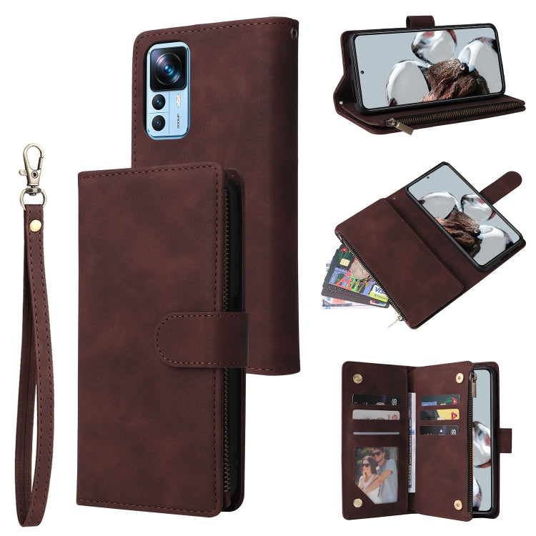 Custodia in pelle multifunzionale per telefono a portafoglio multi-scheda, For Xiaomi Redmi Note 12 Pro+ 5G, For Xiaomi 12T / 12T Pro, For Google Pixel 7A