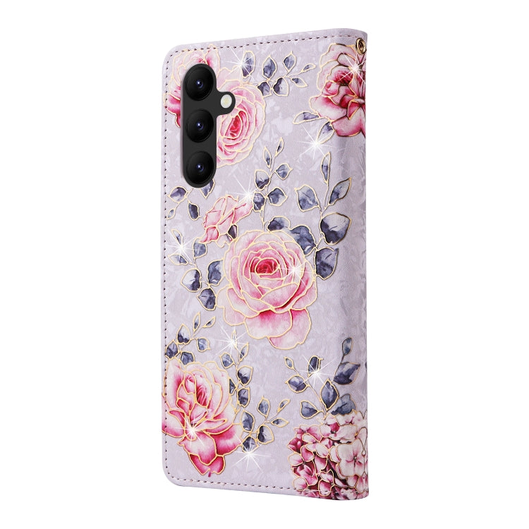 Custodia per telefono in pelle RFID con pittura abbronzante, For Samsung Galaxy A34 5G, For Samsung Galaxy A54 5G