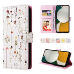 Custodia per telefono in pelle RFID con pittura abbronzante, For Samsung Galaxy A34 5G, For Samsung Galaxy A54 5G