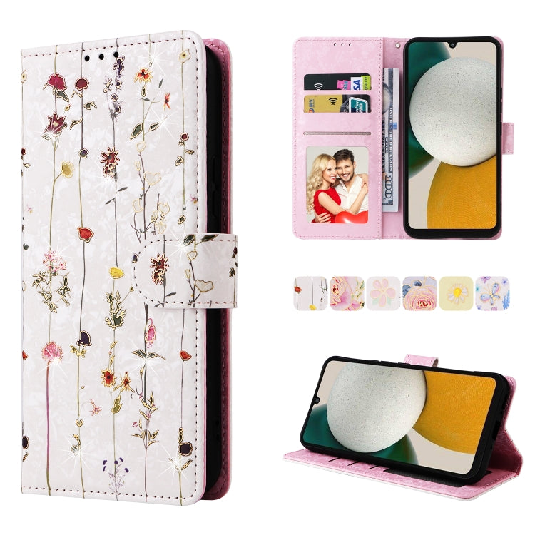 Custodia per telefono in pelle RFID con pittura abbronzante, For Samsung Galaxy A34 5G, For Samsung Galaxy A54 5G