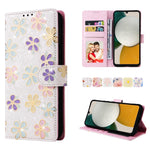 Custodia per telefono in pelle RFID con pittura abbronzante, For Samsung Galaxy A34 5G, For Samsung Galaxy A54 5G