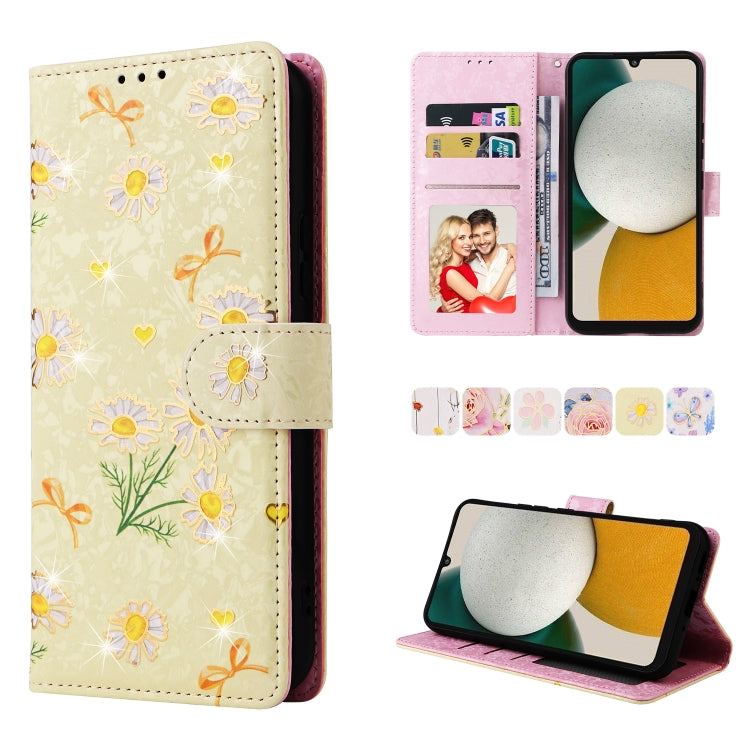 Custodia per telefono in pelle RFID con pittura abbronzante, For Samsung Galaxy A34 5G, For Samsung Galaxy A54 5G