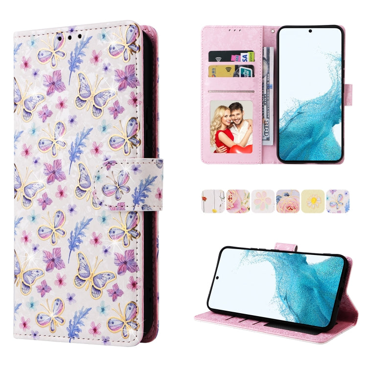 Custodia per telefono in pelle RFID con pittura abbronzante, For Samsung Galaxy A34 5G, For Samsung Galaxy A54 5G