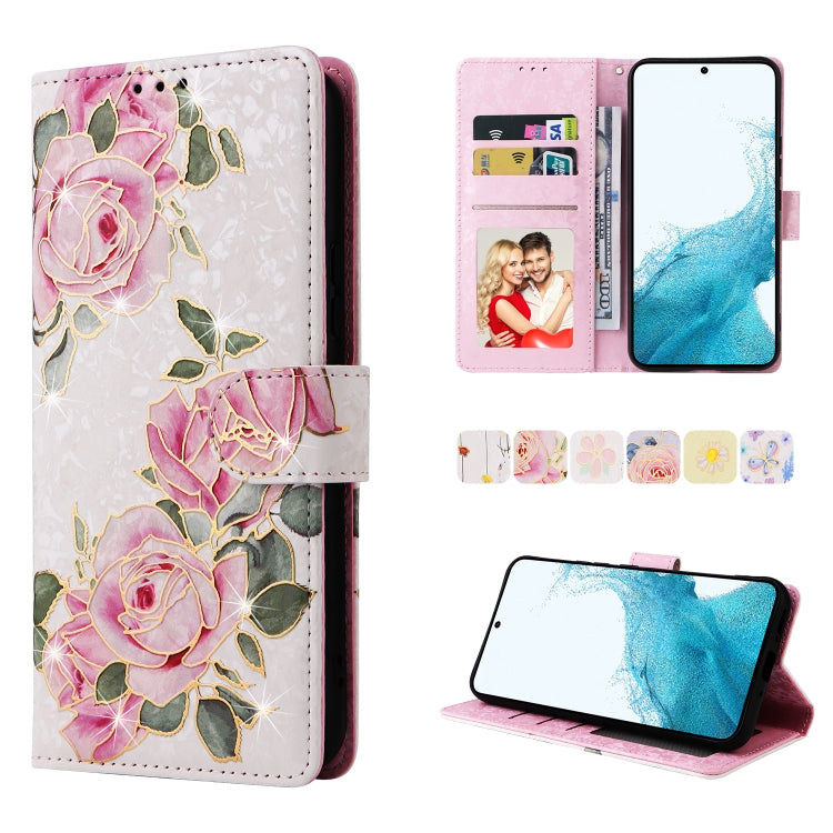 Custodia per telefono in pelle RFID con pittura abbronzante, For Samsung Galaxy A34 5G, For Samsung Galaxy A54 5G