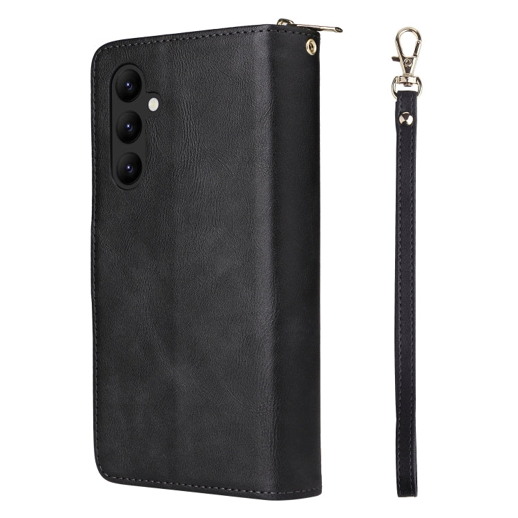 Custodia per telefono in pelle con cerniera a portafoglio con 9 slot per schede, For Samsung Galaxy A34, For Samsung Galaxy A54, For Xiaomi Redmi Note 12 5G Global / Poco X5, For Xiaomi Redmi Note 12 Pro 5G Speed / Note 12 Pro 5G Global / Poco X5 Pro