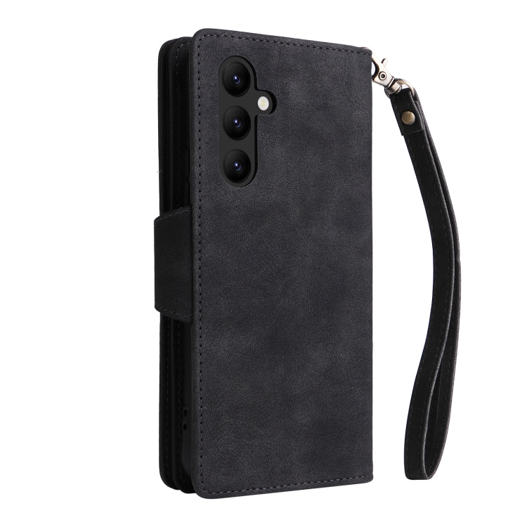 Rivetto Fibbia 9 carte Custodia per telefono in pelle a tre pieghe, For Samsung Galaxy A34, For Samsung Galaxy A54, For Xiaomi Redmi Note 12 5G Global / Poco X5, For Xiaomi Redmi Note 12 Pro 5G Speed / Note 12 Pro 5G Global / Poco X5 Pro