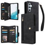 Rivetto Fibbia 9 carte Custodia per telefono in pelle a tre pieghe, For Samsung Galaxy A34, For Samsung Galaxy A54, For Xiaomi Redmi Note 12 5G Global / Poco X5, For Xiaomi Redmi Note 12 Pro 5G Speed / Note 12 Pro 5G Global / Poco X5 Pro