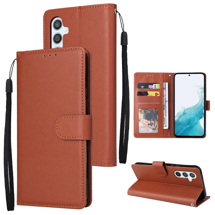 Custodia per telefono in pelle multifunzionale con 3 slot per schede, For Samsung Galaxy A34, For Samsung Galaxy A54, For Infinix Hot 10 Lite