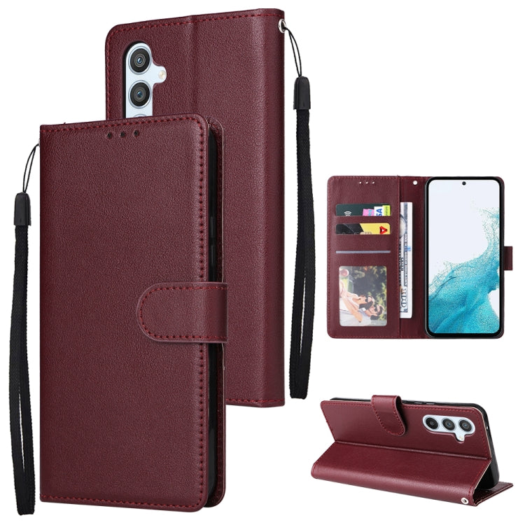 Custodia per telefono in pelle multifunzionale con 3 slot per schede, For Samsung Galaxy A34, For Samsung Galaxy A54, For Infinix Hot 10 Lite