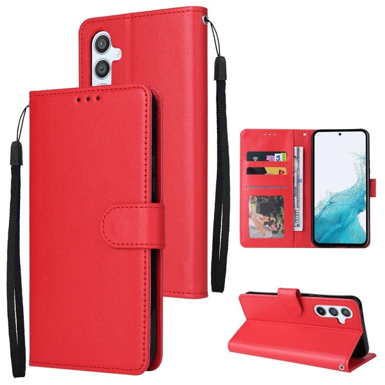 Custodia per telefono in pelle multifunzionale con 3 slot per schede, For Samsung Galaxy A34, For Samsung Galaxy A54, For Infinix Hot 10 Lite