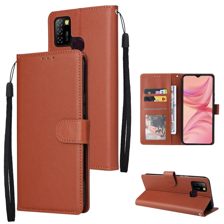 Custodia per telefono in pelle multifunzionale con 3 slot per schede, For Samsung Galaxy A34, For Samsung Galaxy A54, For Infinix Hot 10 Lite