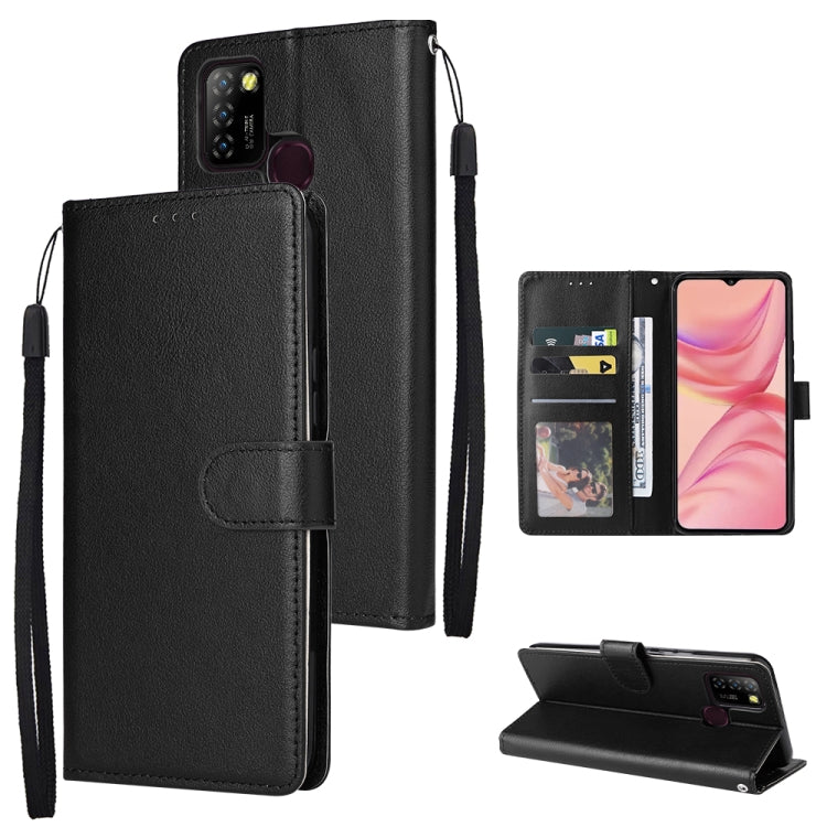 Custodia per telefono in pelle multifunzionale con 3 slot per schede, For Samsung Galaxy A34, For Samsung Galaxy A54, For Infinix Hot 10 Lite