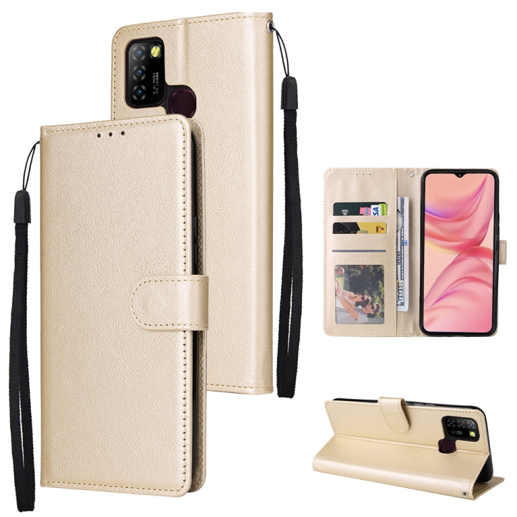 Custodia per telefono in pelle multifunzionale con 3 slot per schede, For Samsung Galaxy A34, For Samsung Galaxy A54, For Infinix Hot 10 Lite