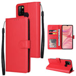Custodia per telefono in pelle multifunzionale con 3 slot per schede, For Samsung Galaxy A34, For Samsung Galaxy A54, For Infinix Hot 10 Lite