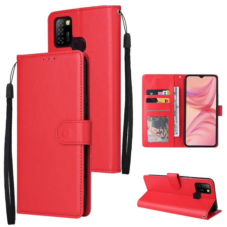 Custodia per telefono in pelle multifunzionale con 3 slot per schede, For Samsung Galaxy A34, For Samsung Galaxy A54, For Infinix Hot 10 Lite
