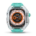 Cinturino per orologio con cassa in armatura trasparente in gomma fluorurata, For Apple Watch Ultra 3 / 2 / 1 49mm