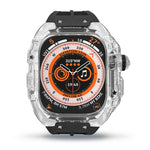 Cinturino per orologio con cassa in armatura trasparente in gomma fluorurata, For Apple Watch Ultra 3 / 2 / 1 49mm