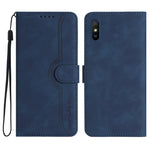 Custodia per cellulare in pelle con motivo a cuore, For Xiaomi Redmi 9/9 Prime/Poco M2, For Xiaomi Redmi 9A/9AT/9i, For Xiaomi Redmi 9C/9C NFC/Poco C3, For Xiaomi Redmi 10A 4G